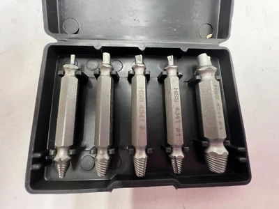 Pack of 5 - Damaged Screw Extractor High Speed Steel, 1000443679, Silver - Image 1 of 4