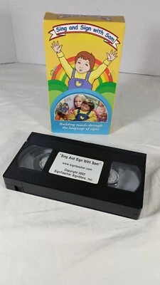 Sing And Sign With Sam Building Minds Through The Language Of Signs VHS Video - Image 1 of 4