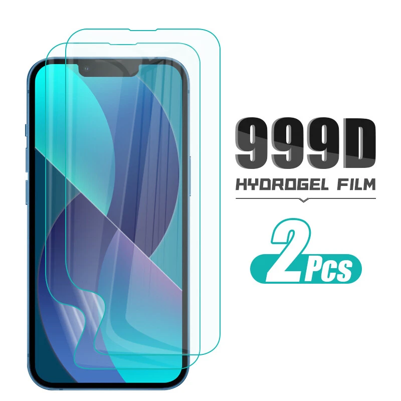 Hydrogel Film Screen Protector Full Cover For iPhone 13 12 11 Pro Max XS XR 8 7 - Image 1 of 4