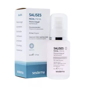 SESDERMA Salises Moisturizing Gel. Oily Acne Prone Skin 1.7oz. 50ml. - Picture 1 of 2