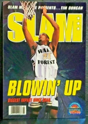 1997 Score Board Autographed BK Tim Duncan Tim Duncan #SD5 WAKE FORREST uniform - Image 1 of 2