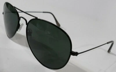 Vintage Foster Grant Sunglasses Black Metal Frame Lens  - Image 1 of 4