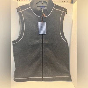 Wilkens Bros Heritage Weste Größe Medium durchgehender Reißverschluss anthrazit meliert grau wendbar - Bild 1 von 10