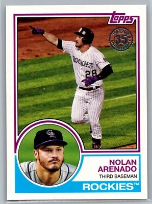 2018 Topps #83-58 Nolan Arenado 1983 Topps Baseball - Image 1 of 2