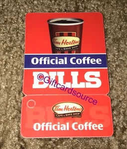 TIM HORTONS BUFFALO BILLS SCHEDULE 2012 “LEAD THE CHARGE” COLLECTIBLE NEW - Picture 1 of 2