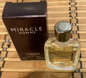Lancome Miracle Homme miniature 5ml new&boxed