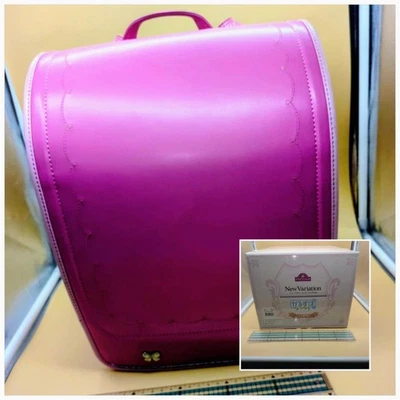 TOPVALU Randoseru Karuspo Baby Pink Classic School Backpack for Kids Children - Image 1 of 4