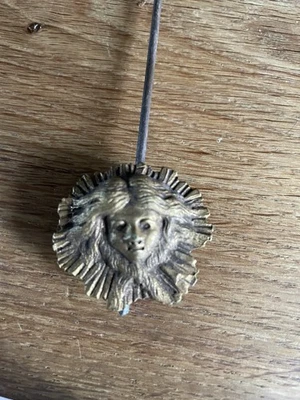 Balancier soleil Pour Pendule Portique Ancien en bronze doré - Photo 1/4