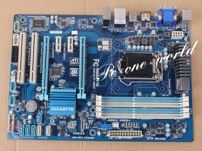 Gigabyte GA-Z77-HD3 V1.0 motherboard Socket 1155 DDR3 Intel Z77 100% working - Image 1 of 4