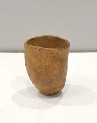 African Turkana Tribe Milk Container Wood Jug - Image 1 of 4
