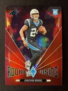 Tarjeta de novato Jonathon Brooks RC 2024 Phoenix Rookie Rising Red Prizm/99 #RR-JBS - Imagen 1 de 3