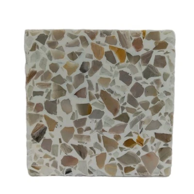Mini azulejo de piso Fritztile Terrazzo muestra única R682023 espresso (naranja tostado) Foto 1 de 4