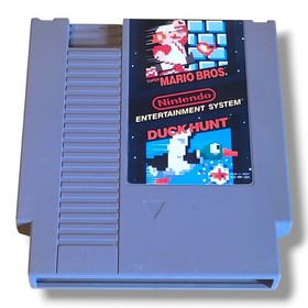 1985 Nintendo NES Super Mario Bros. & Duck Hunt Cartridge Only Tested & Works