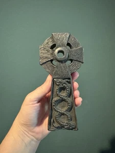 IRISCHE BRONZE Keltisches Heilkreuz Hergestellt in Irland von The Wild Goose Studio - Bild 1 von 5