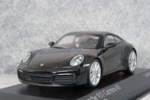 Minichamps 1/43 Porsche 911 992 Carrera 4S 2019 schwarz metallic 410069