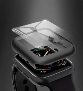 Apple Watch 10 etui ochronne ze szklaną folią do 10 Series Case Cover etui 9H - Zdjęcie 1 z 9