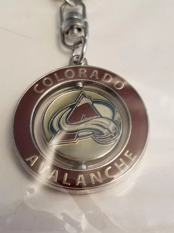 Colorado Avalanche Stanley Cup Champions 1996 2001 NHL Spinner Keychain 2949 Cover