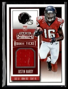 2015 Rookie Ticket Justin Hardy Rookie Jersey 1 color Atlanta Falcons #RTS-JH - Picture 1 of 2