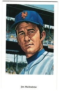 Jim McAndrews Color Photo Post 3x5" Card 1994 Mets #24 Unposted - Bild 1 von 2