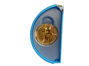 Mini Marcas Serie 4 Bitcoin Dorado (Juguete NO Dinero Real) - Imagen 1 de 1