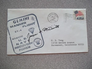 James McDivitt Autographed (Autopen) Gemini 4 Cover  - Picture 1 of 1