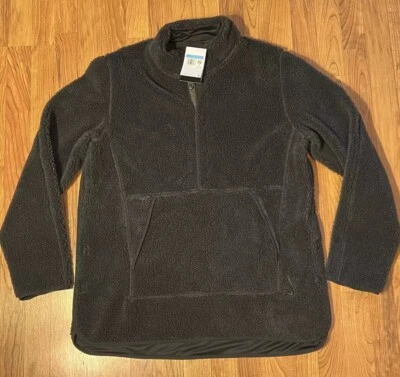 Suéter Pullover Nike Para Hombre Yoga Sherpa Polar DD2182-010 Negro Talla Mediana Foto 1 de 4