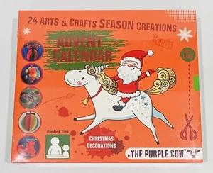 Die lila Kuh Adventskalender 24 Basteln Weihnachten Kreationen Deko NEU - Bild 1 von 2