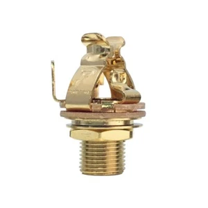 1/4" Multi-Contact Guitar Jack ~ Pure Tone MONO Jack in GOLD ~ Authorized Dealer - Picture 1 of 3