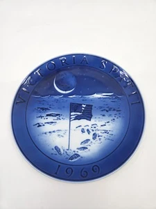 Royal Copenhagen 1969 Moon Landing Plate Victoria Spatii No Chips or Cracks - Picture 1 of 8