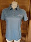 POLO TOP Nike Golf Dri-Fit Women "M" Short Sleeve Collared 4 Button Pullover Top