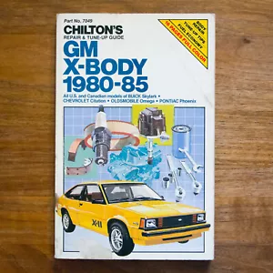 GM X-Body 1980-1985 Chilton's guía de reparación y puesta a punto/manual # 7049 - Imagen 1 de 12