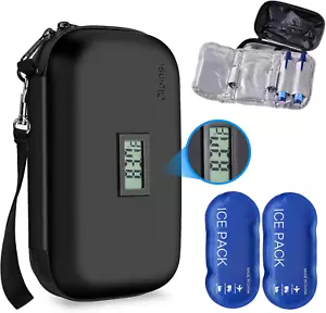 24H Insulin Cooler Travel Case TSA Approved - Medication Diabetic Cooler with Th - Picture 1 of 12