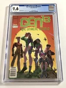 Image Gen 13 1996 The Unreal World #1 variante de quiosco raro CGC 9,6 WP - Imagen 1 de 6