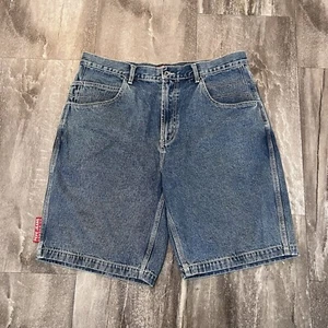 Vintage Pepe Jeans London Baggy Skater Y2K Blau Jorts Shorts Herren Größe 38 - Bild 1 von 6