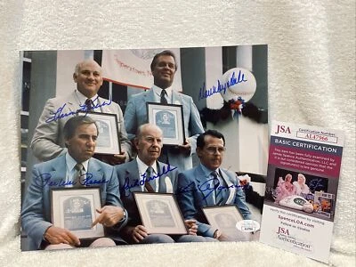 GORGEOUS 1984 MLB HOF Induction Class AUTO'D 8x10, Killebrew, Reese Drysdale JSA - Image 1 of 4