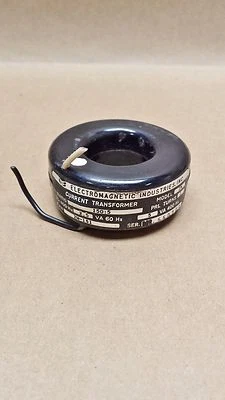 2N-101  Electromagnetic Industries Current Transformer  #6665 - Image 1 of 4