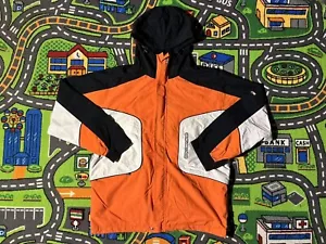 Vintage QUIKSILVER Hooded Lined Snow Ski Jacket Mens M Surf Beach - Picture 1 of 16
