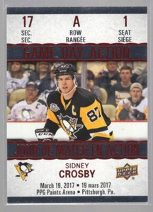 2017/18 Upper Deck Tim Hortons - Game Day Action #GDA-01 - SIDNEY CROSBY - Picture 1 of 2
