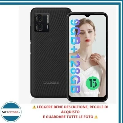 Smartphone Doogee N50S 9GB RAM 128GB 6.52" Negro Doble SIM Android - SELLADO - Imagen 1 de 4