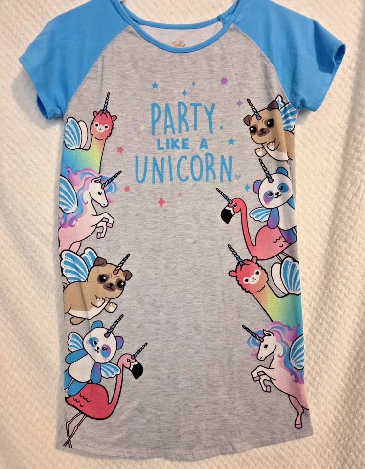 CAMISA PIJAMA CAMISÓN NIÑA JUSTICIA TALLA 10 Foto 1 de 4