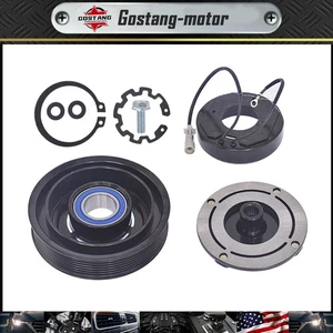 AC Compressor Clutch Kit Pulley Coil Fit For 2003-2008 Dodge Ram 1500 8cyl - Picture 1 of 9