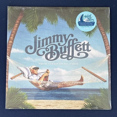 Sealed Jimmy Buffett Equal Strain On All Parts Key West Blue Vinyl LP - Image 1 of 4