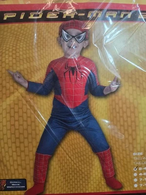 Disfraz Niño Spiderman Halloween Disfraz Talla 2-4 Raro Foto 1 de 2
