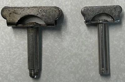 Reloj despertador vintage Westclox Big Ben cuerda mango/perilla piezas, lote de 2 Foto 1 de 4