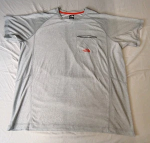 Camiseta The North Face FlashDry Gris Performance XXL Bolsillo Tecnología Senderismo - Imagen 1 de 7