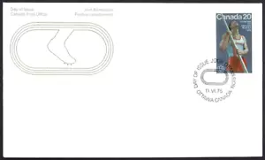 Canada #664 "Pole Vault - Field Sports" Fine Used 1975 First Day Cover - Picture 1 of 3