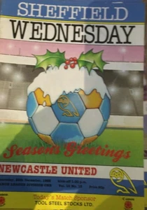 Sheffield Wednesday V Newcastle United - División Uno - 26/12/1985 - Imagen 1 de 1