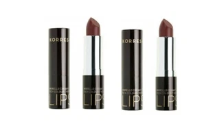 Korres Morello Creamy Lipstick 34 Mocha Brown x2 New-Fast Shipping - Picture 1 of 4