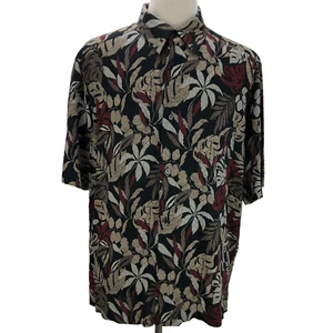 axcess XL Multicolor Floral Button-Up Short Sleeve Casual Men's Shirt - Picture 1 of 7