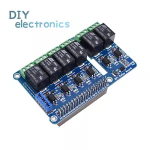 4/6 Channel RPi Relay Module Expansion Board for Raspberry Pi 3 2 A+B+2B 3B US - Picture 1 of 16